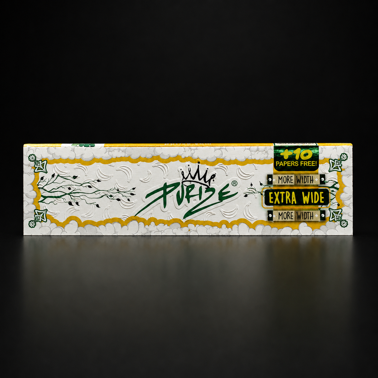 PURIZE ungebleichte King Size Wide Papers mit extra breitem Format