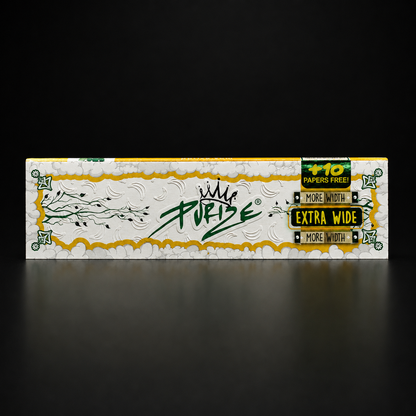 PURIZE ungebleichte King Size Wide Papers mit extra breitem Format