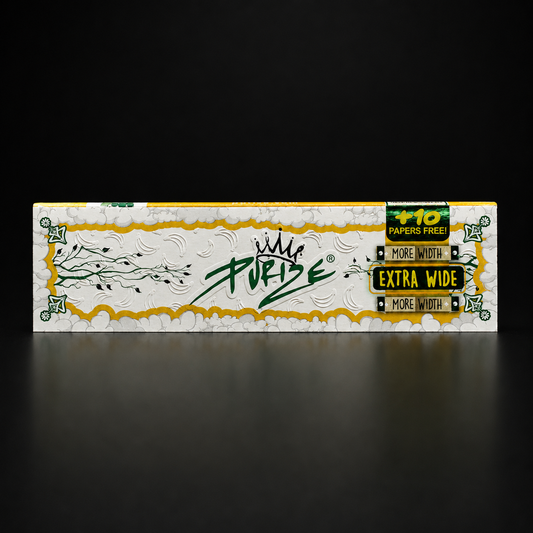 PURIZE ungebleichte King Size Wide Papers mit extra breitem Format
