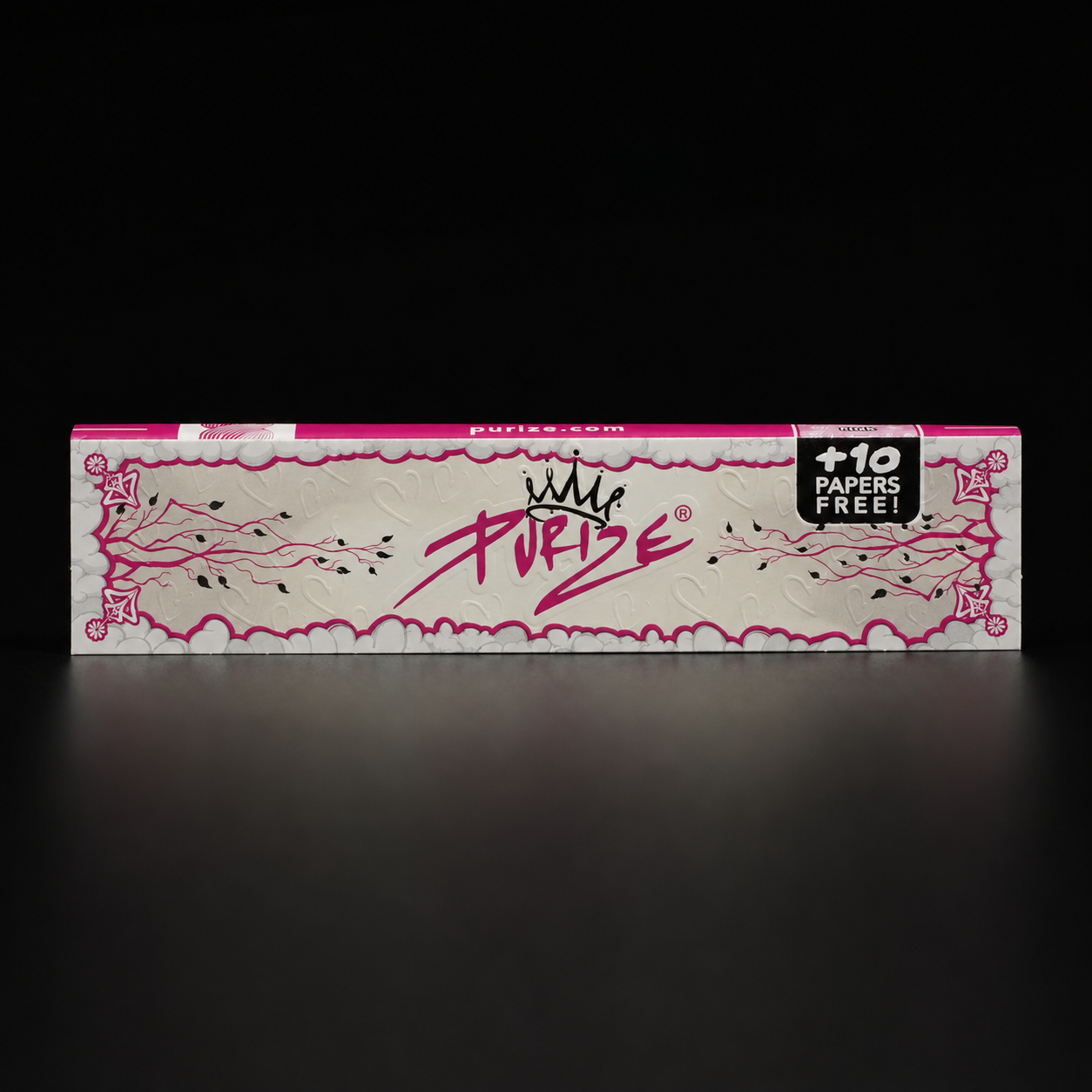 PURIZE Pink KSS Rolling Papers mit auffälligem rosa Design