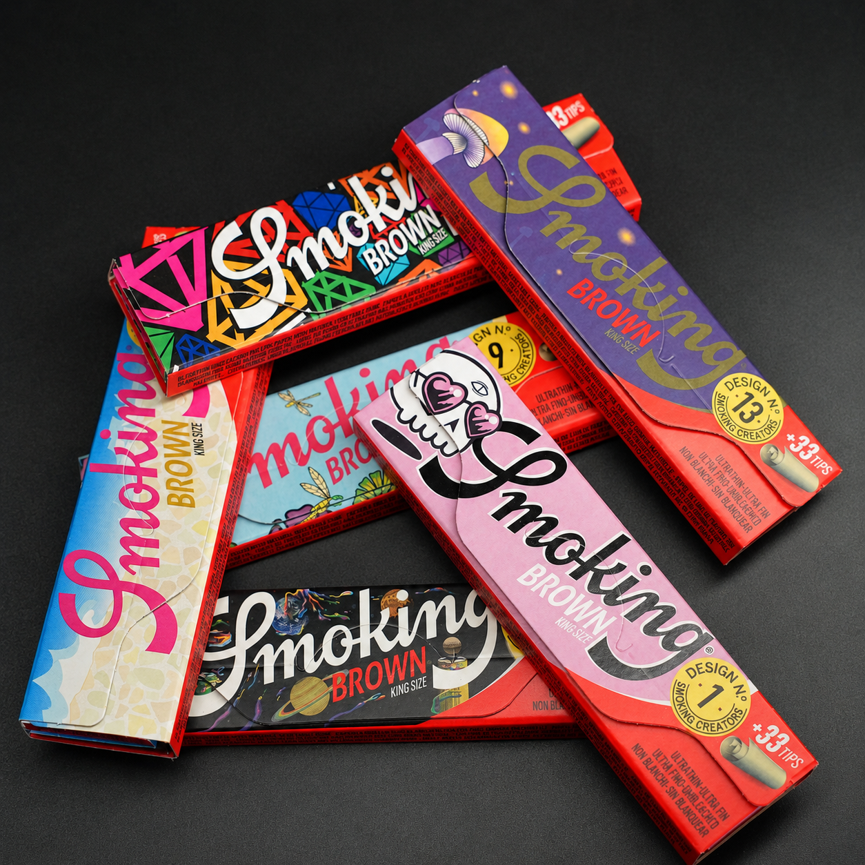Smoking Brown Creator Edition mit verschiedenen Design-Motiven