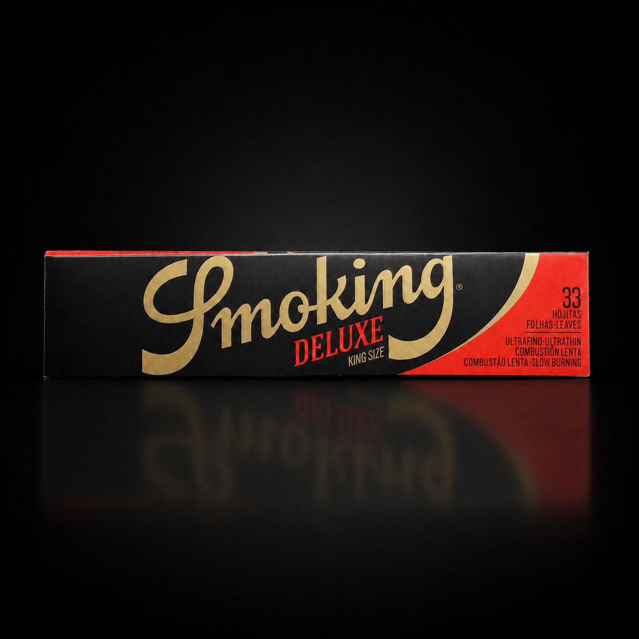 Smoking Deluxe King Size Papers mit 33 ultradünnen Blättchen