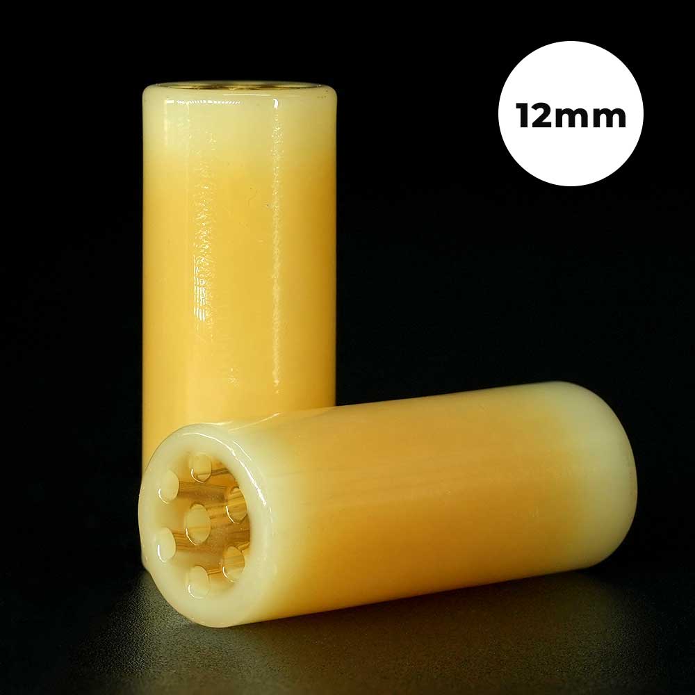 STYCKY Glasfilter Ø 12 mm Ivory Milk aus Glas für Joints in milchiger Elfenbeinoptik